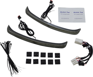 Custom Dynamics - Fender Light - Tri Glide - Dynamic LED Fender Lights - CD-TGAWS-HD