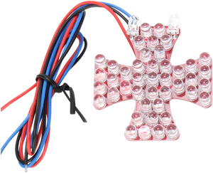 Drag Specialties - Replacement Maltese LED Board - Side Mount LED Taillight/License Plate Replacement LED - 28-6066-A