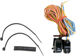 Drag Specialties - Switch Kit - Dimmer/Horn - Black - Handlebar Switch - H18-0333B-H