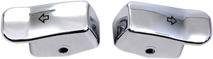 Drag Specialties - Turn Signal Switch Extension Caps - '11-'17 - Chrome - Turn Signal Switch Extension - 77447C