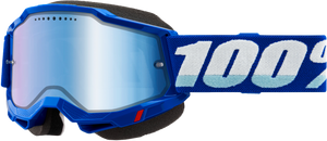 100 Percent - Accuri 2 Snowmobile Goggle Blue Mirror Blue Lens - 50022-00002 100 Percent - Accuri 2 Snowmobile Goggle Blue Mirror Blue Lens - 50022-00002