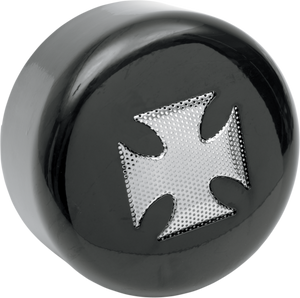 Drag Specialties - Horn Cover - Cross - '91-'19 - Black - Horn Cover - 76705M