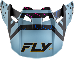 Fly Racing - Formula Cc Tektonic Visor Matte Blk/slate/blu Yl/sm - 73-4343