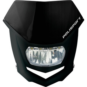 Polisport - Halo Headlight Led Black/black - 8667100011 Polisport - Halo Headlight Led Black/black - 8667100011