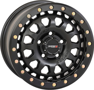 System 3 - Sb6 Bl Wheel 15x7  4+3 (+10mm) 5/4.5 Matte Black - 15S3-6544