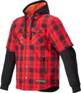 Alpinestars - Jkt Mse Tartan Rd/bk 3x - 4300424-3136-3X