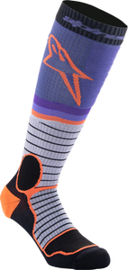 Alpinestars - Sock Mx Pro Bk/gy/pur M - 4701524-1207-M