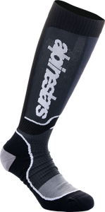 Alpinestars - Sock Yth Mx+ Bk/wt M/l - 4742324-12-ML