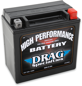 Drag Specialties - High Performance Battery - YTX14L - High Performance Battery - DRGM7RH4L