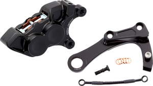 Arlen Ness - Caliper Rear 4 Pist0n All Black M8 Softail - 02-329