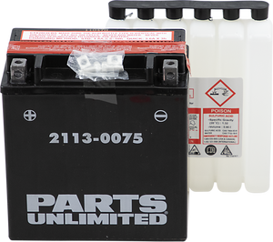 Parts Unlimited - AGM Battery - YTX20CHBS .80 L - AGM Maintenance-Free Battery - CTX20CH-BS
