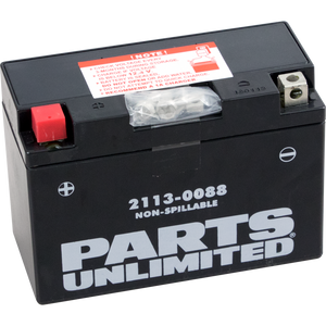 Parts Unlimited - AGM Battery - YT9B-4/YT9B-BS - Factory-Activated AGM Maintenance-Free Battery - CT9B-4