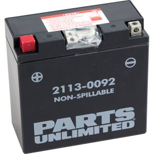 Parts Unlimited - AGM Battery - YT14B4 - Factory-Activated AGM Maintenance-Free Battery - CT14B4