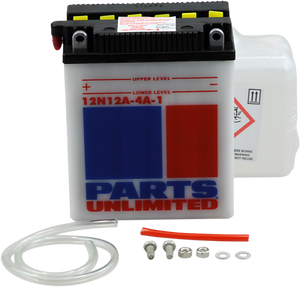 Parts Unlimited - Battery - 12N12A-4A-1 - Conventional Battery Kit - 12N12A-4A-1-FP