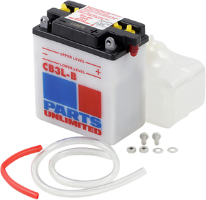 Parts Unlimited - Battery - YB3L-B - Heavy-Duty 12v Battery Kit - CB3L-B-FP