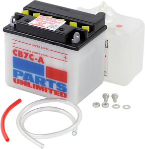 Parts Unlimited - Battery - YB7C-A - Heavy-Duty 12v Battery Kit - CB7C-A-FP