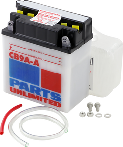 Parts Unlimited - Battery - YB9A-A - Heavy-Duty 12v Battery Kit - CB9A-A-FP