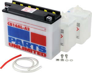 Parts Unlimited - Battery - YB16AL-A2 - Heavy-Duty 12v Battery Kit - CB16AL-A2-FP