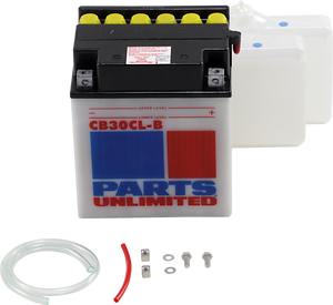 Parts Unlimited - Battery - YB30CL-B - Heavy-Duty 12v Battery Kit - CB30CL-B-FP