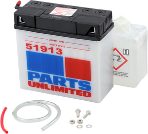 Parts Unlimited - Battery - 51913 - Heavy-Duty 12v Battery Kit - 12C16A-3A-FP