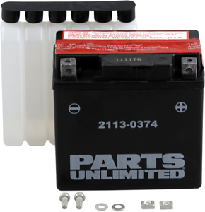 Parts Unlimited - AGM Battery - YTZ7S-BS - AGM Maintenance-Free Battery - CTZ7S-BS Parts Unlimited - AGM Battery - YTZ7S-BS - AGM Maintenance-Free Battery - CTZ7S-BS