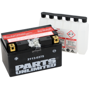 Parts Unlimited - AGM Battery - YTZ10S-BS - AGM Maintenance-Free Battery - CTZ10S-BS Parts Unlimited - AGM Battery - YTZ10S-BS - AGM Maintenance-Free Battery - CTZ10S-BS