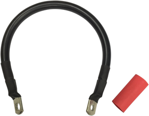 Drag Specialties - Battery Cable - 12" - Battery Cable with Optional Shrink Tube - E25-0091B-12