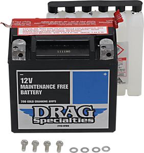 Drag Specialties - AGM Battery - YTX14LBSFT - AGM Maintenance-Free Battery - CTX14L-BS FT Drag Specialties - AGM Battery - YTX14LBSFT - AGM Maintenance-Free Battery - CTX14L-BS FT