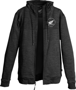Honda Apparel - Hoody Zip Honda Black Lg - 3050-6540
