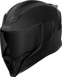 Icon - Hlmt Aflt Dark Rub Bk Sm -