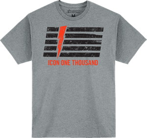 Icon - Tee Invasion Stripe Gy 2x -