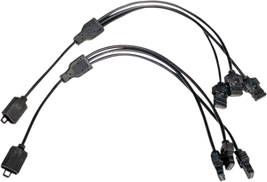 Custom Dynamics - Y-Splitter - 7" - 3-Way Splitter - ProGLOW Wiring - PG-TRI-7