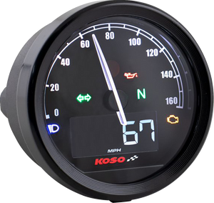 Koso North America - Gauge Speedo Tnt-05s D60 - BA085001-HD Koso North America - Gauge Speedo Tnt-05s D60 - BA085001-HD