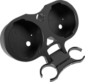 La Choppers - Gauge Mount T-bar Dual 1" Black - LA-7398-02B La Choppers - Gauge Mount T-bar Dual 1" Black - LA-7398-02B