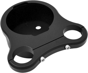 Drag Specialties - 1.25" T-Bar Single Gauge Mount - Flat Black - For '00-'20 OEM Style Gauges - Tee-Bar Gauge Mounts - 2201-0201 Drag Specialties - 1.25" T-Bar Single Gauge Mount - Flat Black - For '00-'20 OEM Style Gauges - Tee-Bar Gauge Mounts - 2201-0201