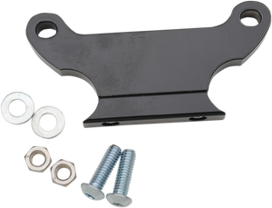 La Choppers - T-Bar Gauge Mount - Gloss Black - 1.25" Diameter - T-Bar Gauge Mount Kit - LA-7390-01B