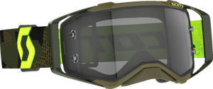 Scott - Goggle Prospect Ls Khaki-green/neon-yellow Ls Grey Works - 272820-7701327 Scott - Goggle Prospect Ls Khaki-green/neon-yellow Ls Grey Works - 272820-7701327
