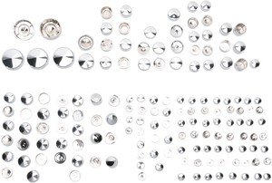 Drag Specialties - Cover Bolt - Chrome - Bolt Cover Deluxe Kit - 352102