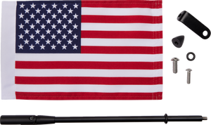 Show Chrome - Folding Flag Pole Bk - 44-104BK Show Chrome - Folding Flag Pole Bk - 44-104BK