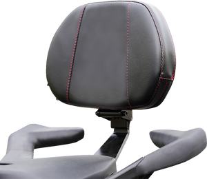 Show Chrome - Grande Passenger Backrest Red Stitch Ryker - 41-420GRED Show Chrome - Grande Passenger Backrest Red Stitch Ryker - 41-420GRED