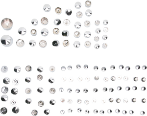 Drag Specialties - Cover Bolt - Chrome - Bolt Cover Deluxe Kit - 352112