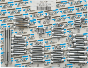 Drag Specialties - Bolt Kit - Motor - Knurled - Softail - Bolt Set - MK699