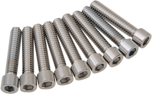 Drag Specialties - Camshaft Cover Smooth Bolt Kit - Chrome - M8 - M-Eight Bolt Kit - MK779S