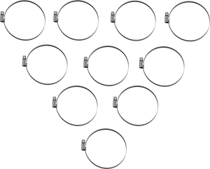 Parts Unlimited - Embossed Hose Clamp - 70-90 mm - Hose Clamp - T03-6261-10