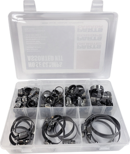 Parts Unlimited - Assortment Kit - Hose Clamp  - 60-Pieces - Hose Clamp Kit - T03-6242K