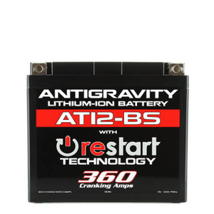 Antigravity Batteries - Yt12-bs Case 360 Ca, 12 Ah Replaces: Yt12-bs,yt12b-bs,yt14-bs - AG-AT12BS-RS