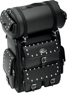 Saddlemen - Sissy Bar Bag - Desperado - EX2200S Sissy Bar Bag with Studded Roll Bag - EX000263