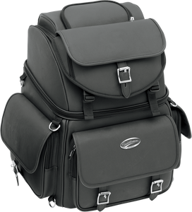 Saddlemen - Sissy Bar Bag - BR3400EX Combination Backrest, Backseat, and Sissy Bar Bag - EX000440 Saddlemen - Sissy Bar Bag - BR3400EX Combination Backrest, Backseat, and Sissy Bar Bag - EX000440