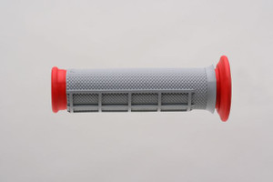 Renthal - Renthal Atv Grips Dl Diamond /waffle Grey / Red - G169
