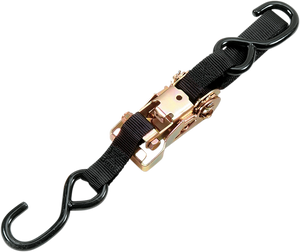 Parts Unlimited - Heavy-Duty Ratchet Tie-Down - 1-1/2" x 6' - Black - 1-1/2" Heavy-Duty Ratcheting Tie-Downs - 3920-0080 Parts Unlimited - Heavy-Duty Ratchet Tie-Down - 1-1/2" x 6' - Black - 1-1/2" Heavy-Duty Ratcheting Tie-Downs - 3920-0080